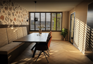 fractions shutters eetkamer